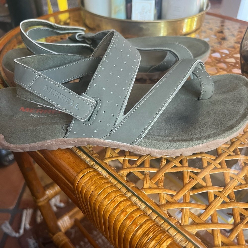 Merrell Green/Gray Strappy Sandals - Picture 3 of 5